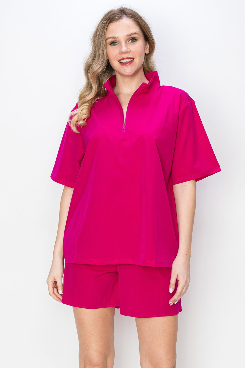 Jari Stretch Parachute Nylon Top