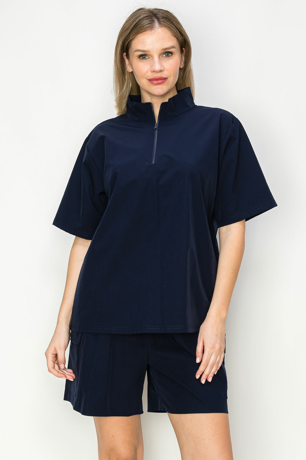 Jari Stretch Parachute Nylon Top