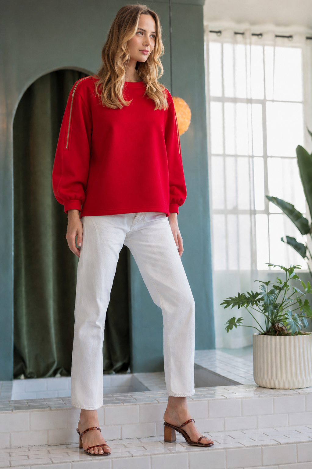 Fidda Stretch French Scuba Top