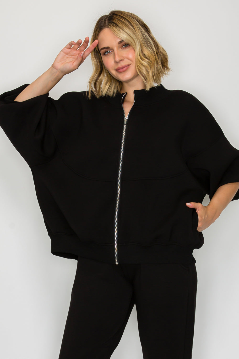 Finella Stretch French Scuba Jacket