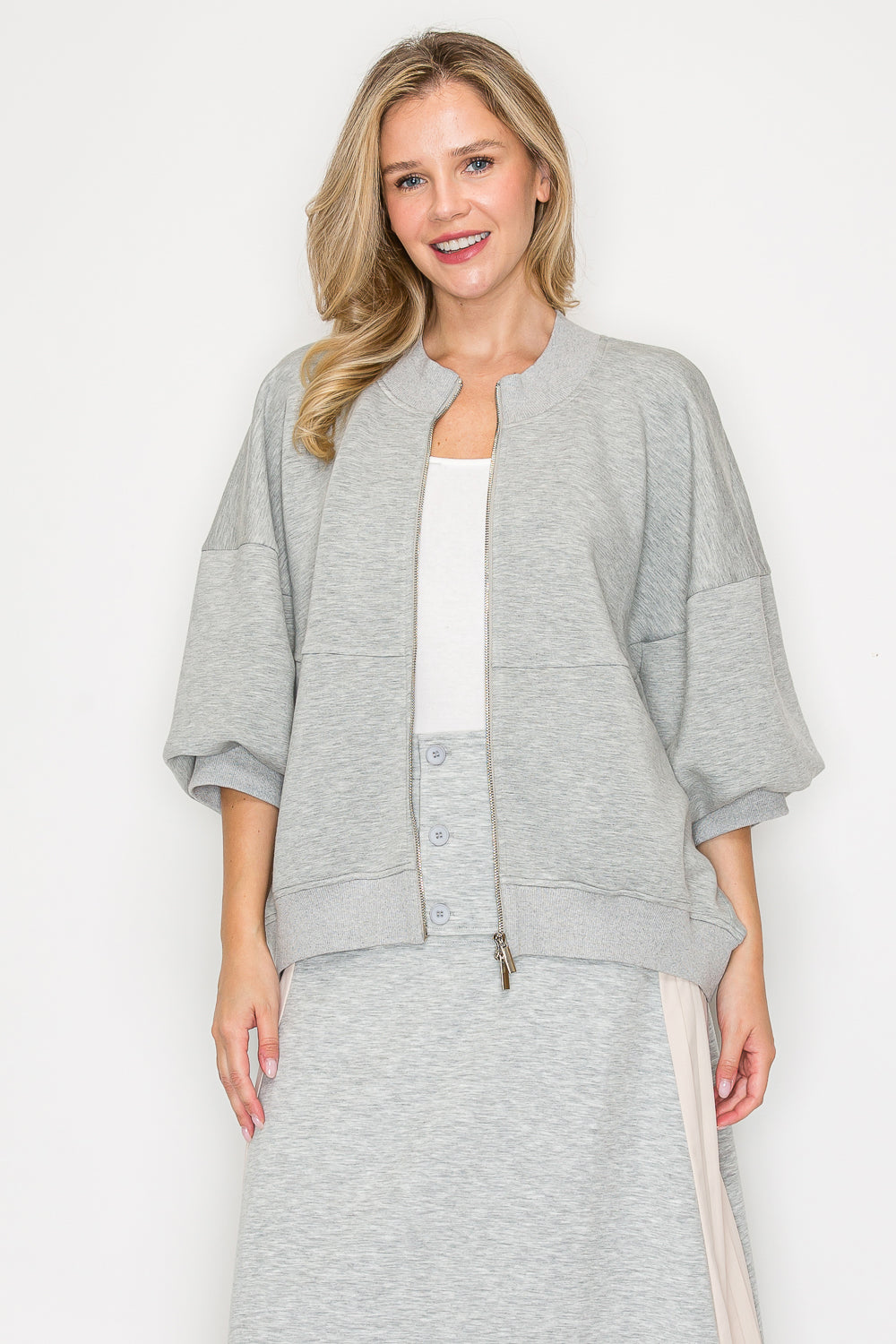 Finella Stretch French Scuba Jacket