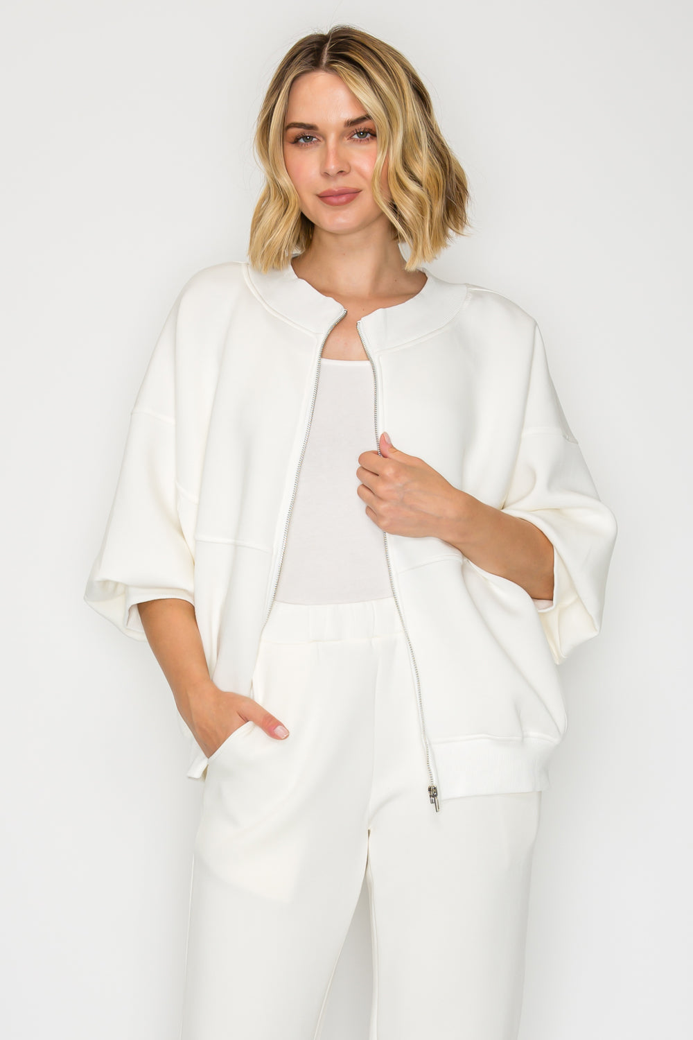 Finella Stretch French Scuba Jacket