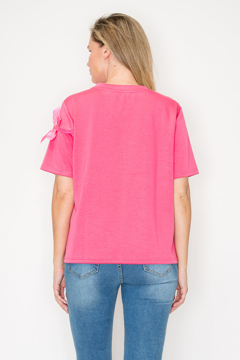 Karely Knit Top with Ribbons