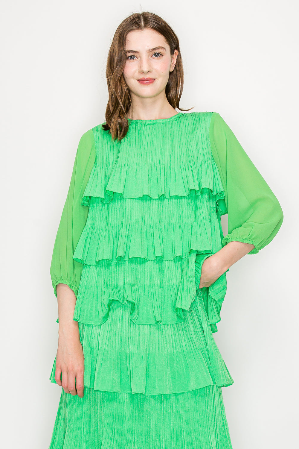 Jesiah Ruffled Top