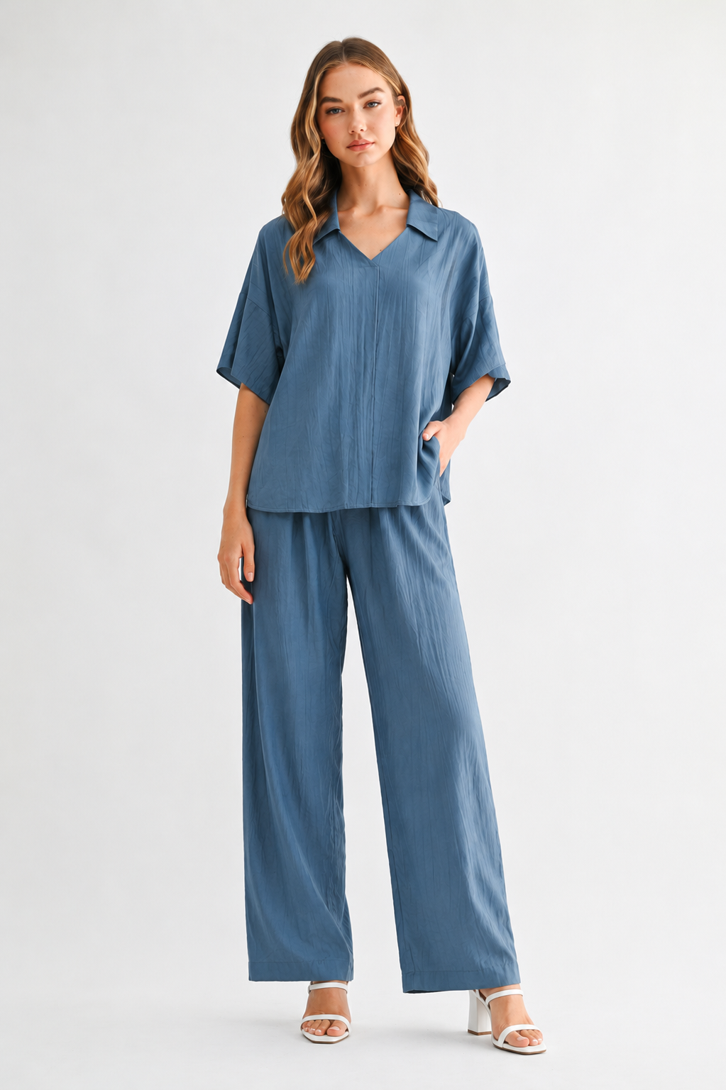 Jedy Woven Textured Pant