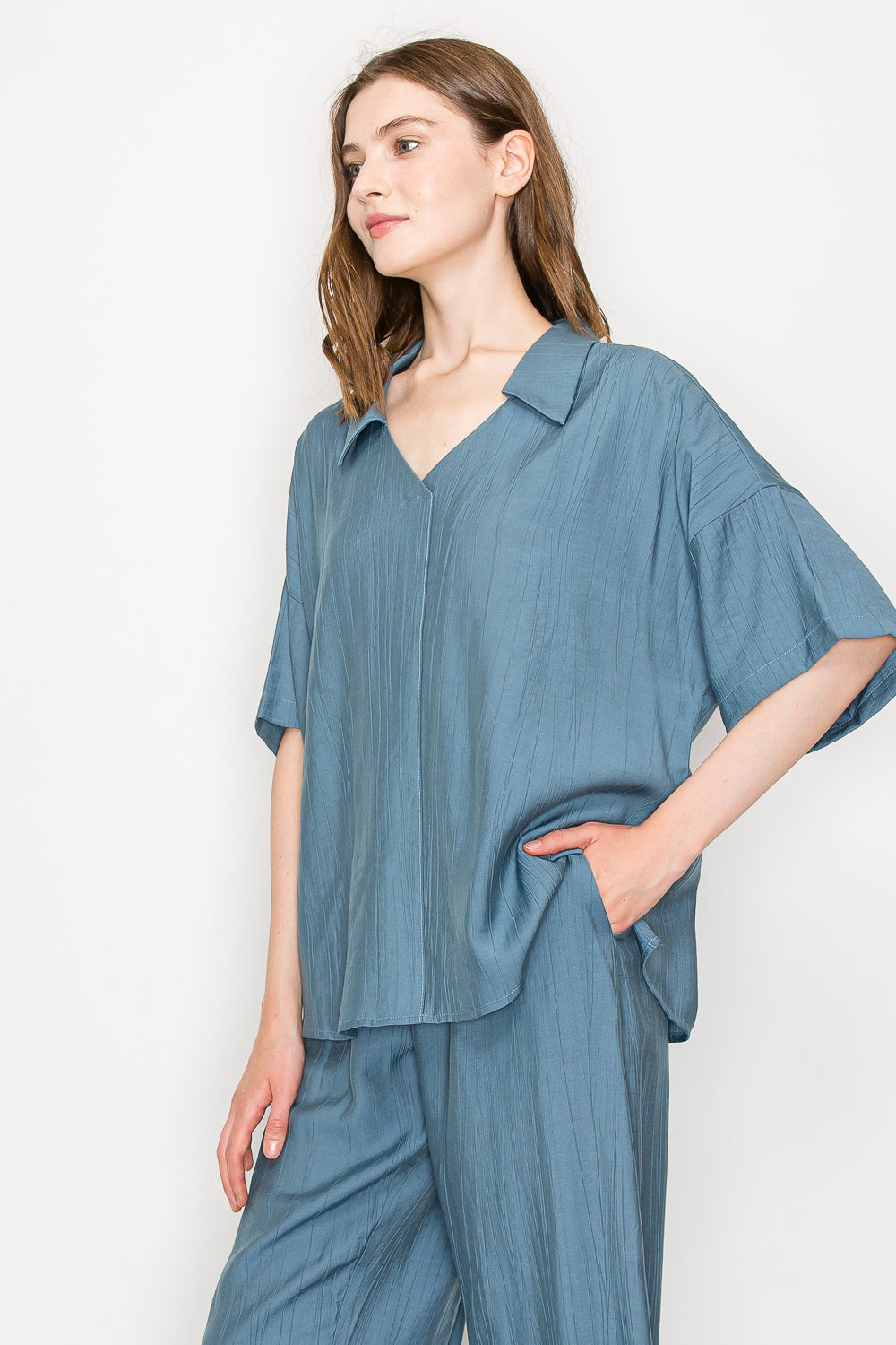 Jennifer Woven Textured top
