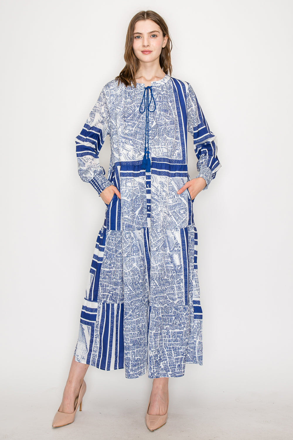 Jesslyn Print Woven Dress