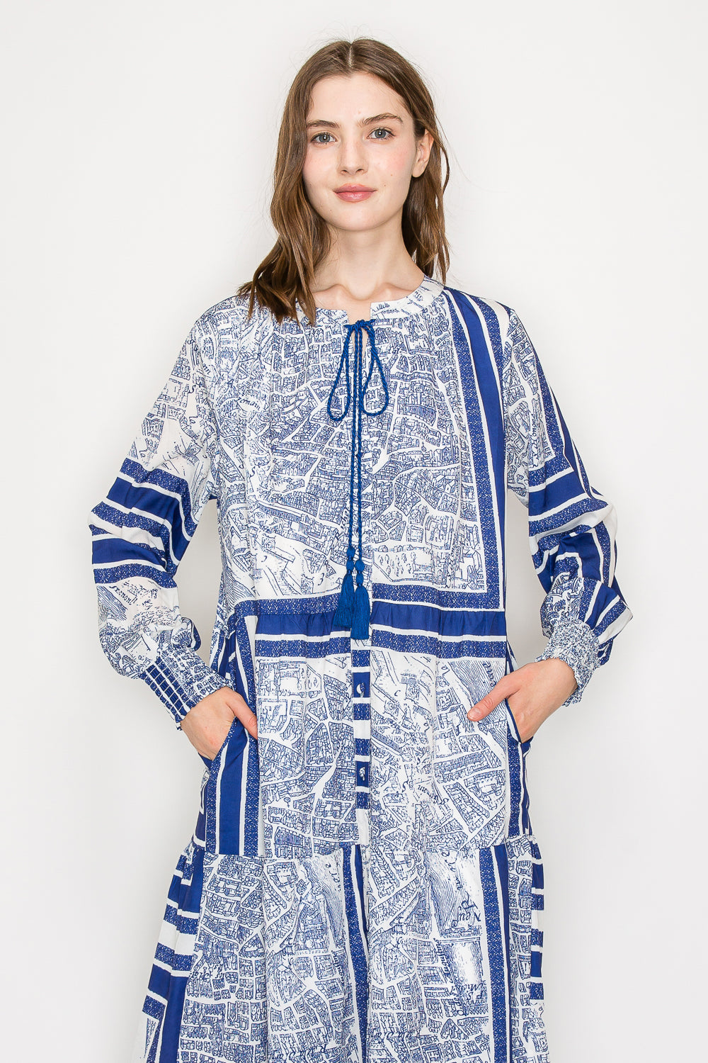 Jesslyn Print Woven Dress
