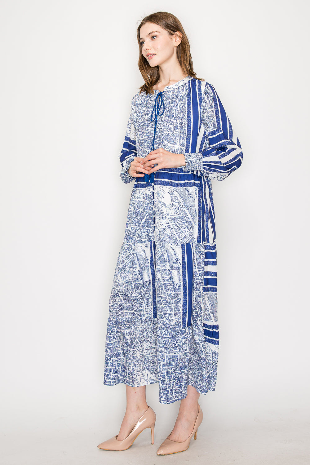 Jesslyn Print Woven Dress