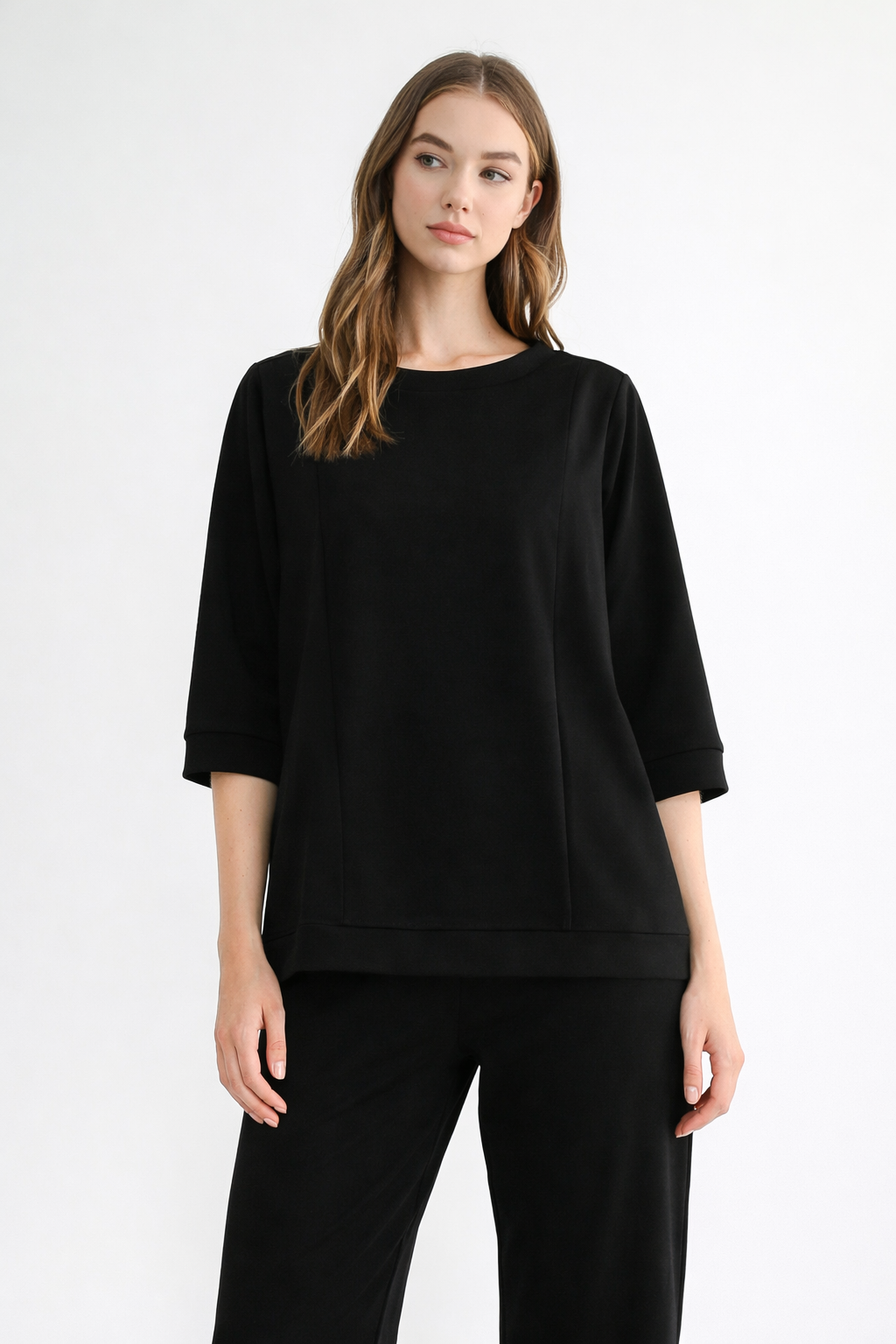 Jadine Stretch Pointe Knit Top