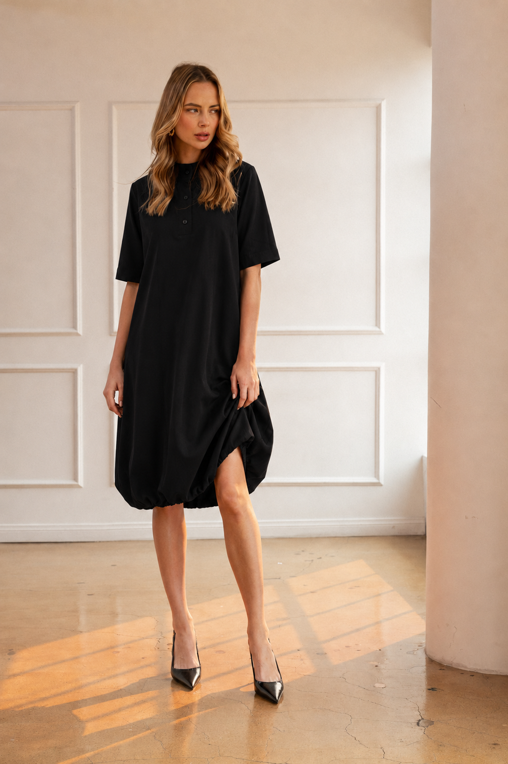 Joella Stretch Parachute Dress