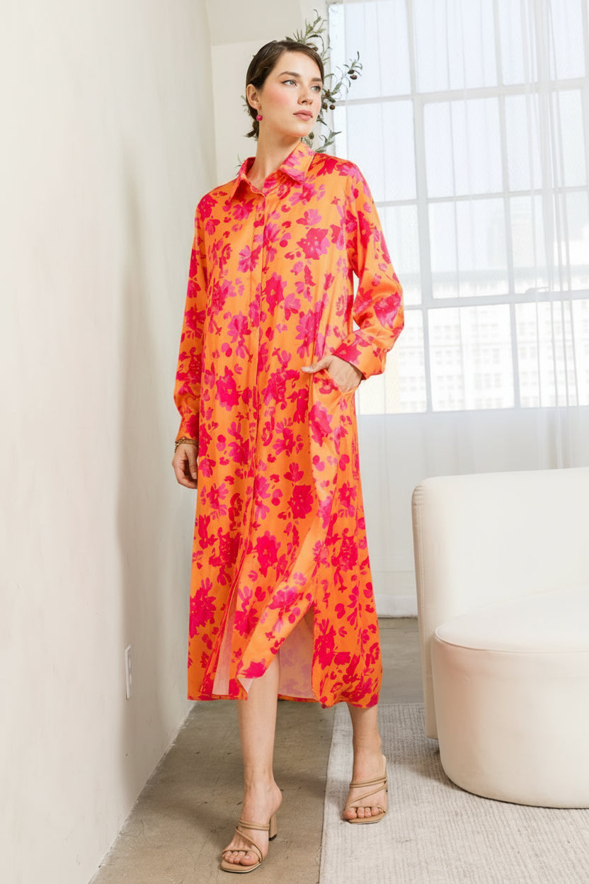 Jace Woven Floral Print Dress