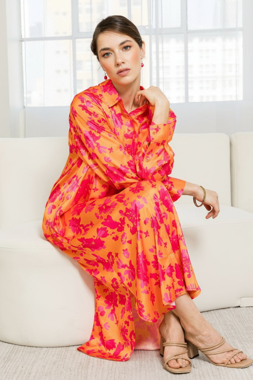 Jace Woven Floral Print Dress