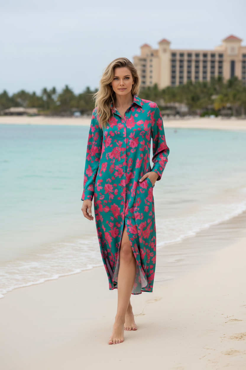 Jace Woven Floral Print Dress