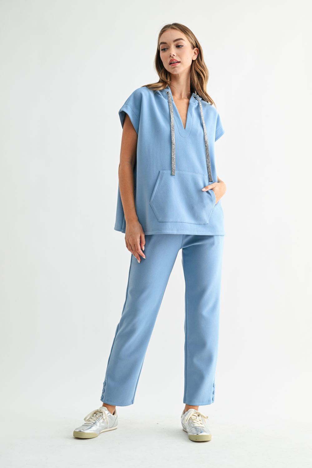 Felix Stretch Crepe Knit Pant