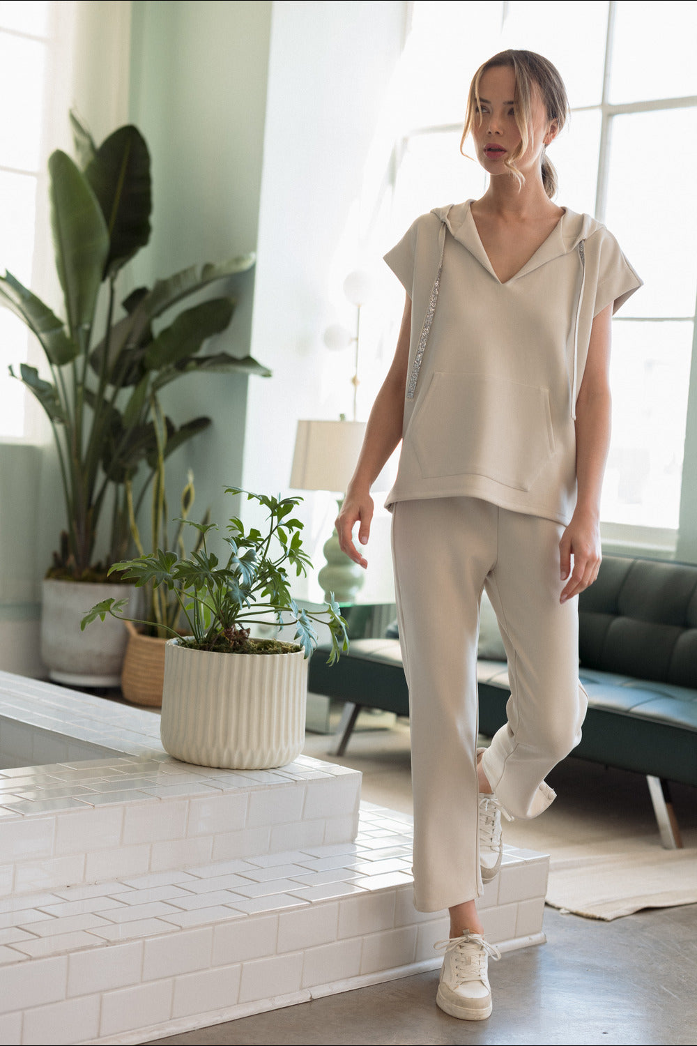 Felix Stretch Crepe Knit Pant