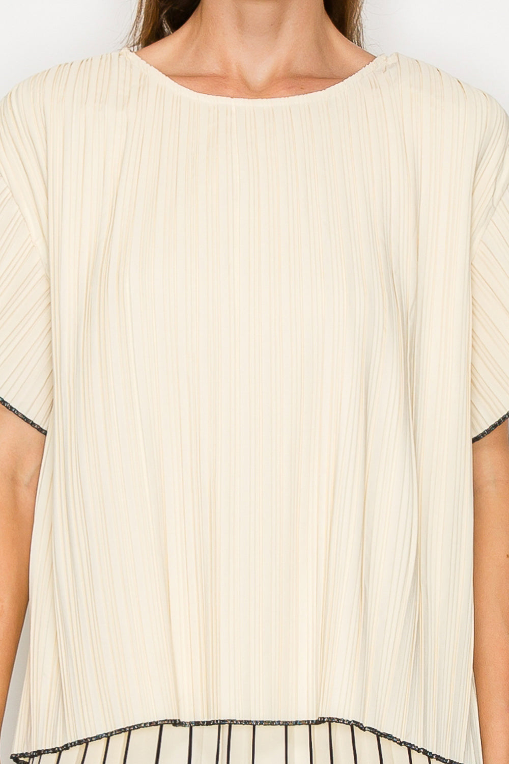 Jessica Pleated Top
