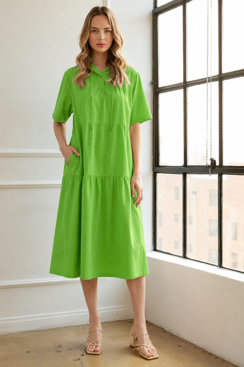 Jia Stretch Parachute Dress