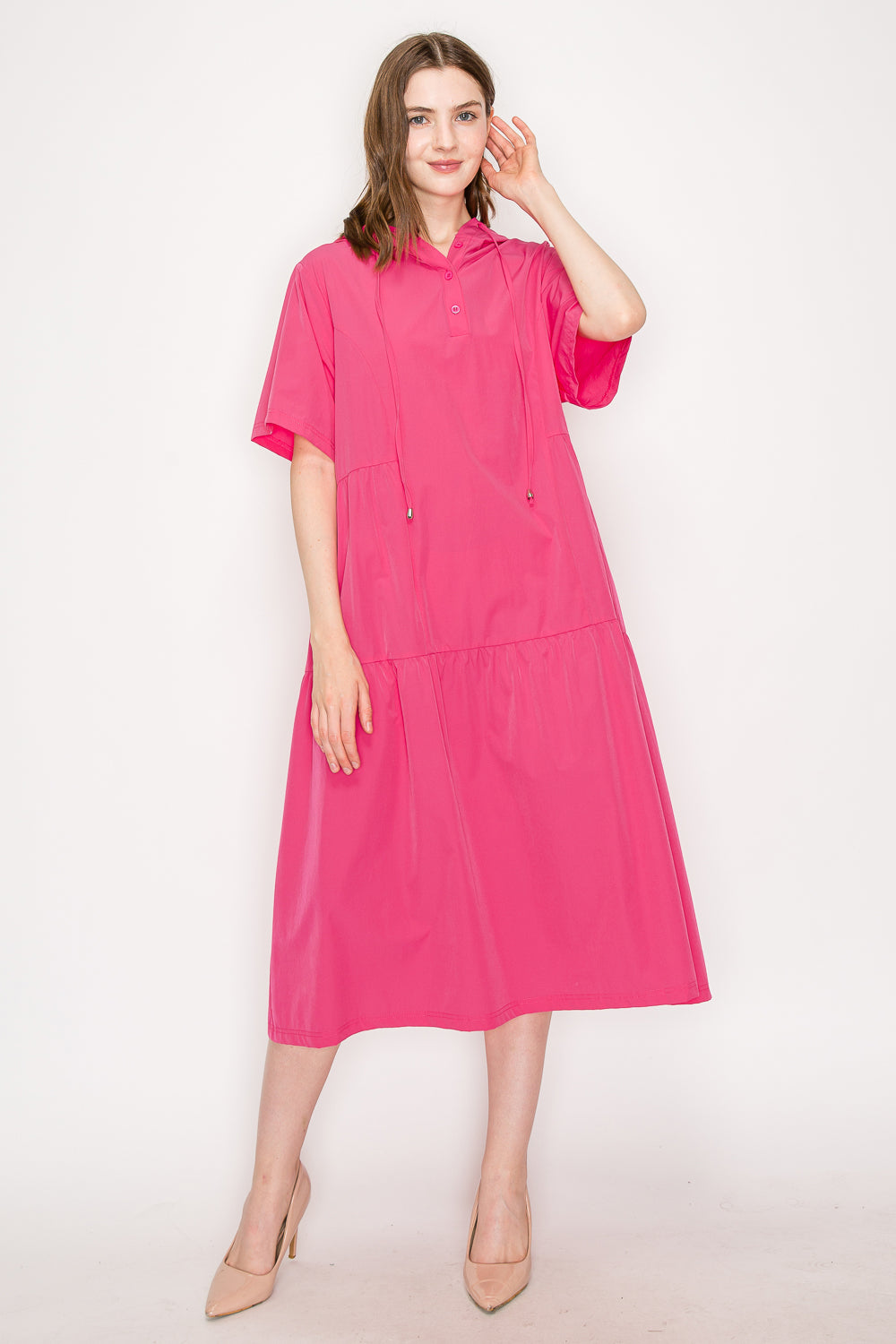 Jia Dress with Hoodie