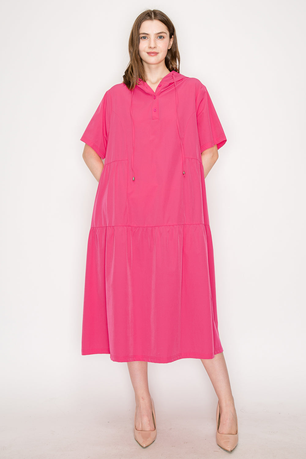 Jia Dress with Hoodie