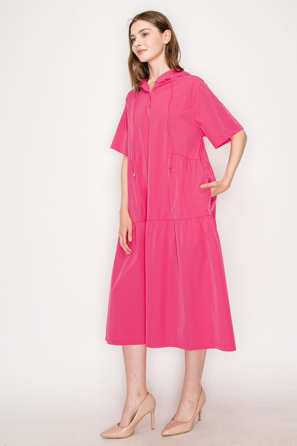 Jia Dress with Hoodie