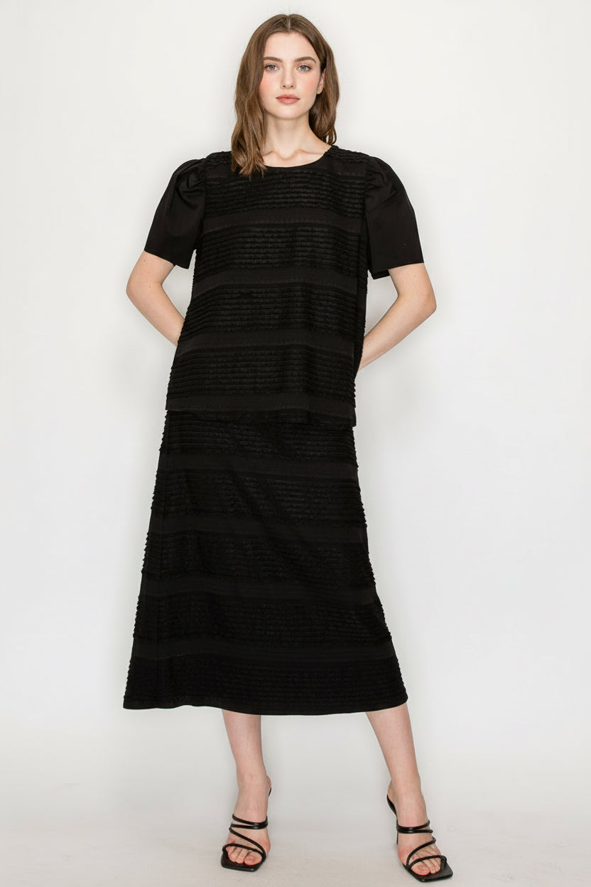 Jale Textured Knit Top