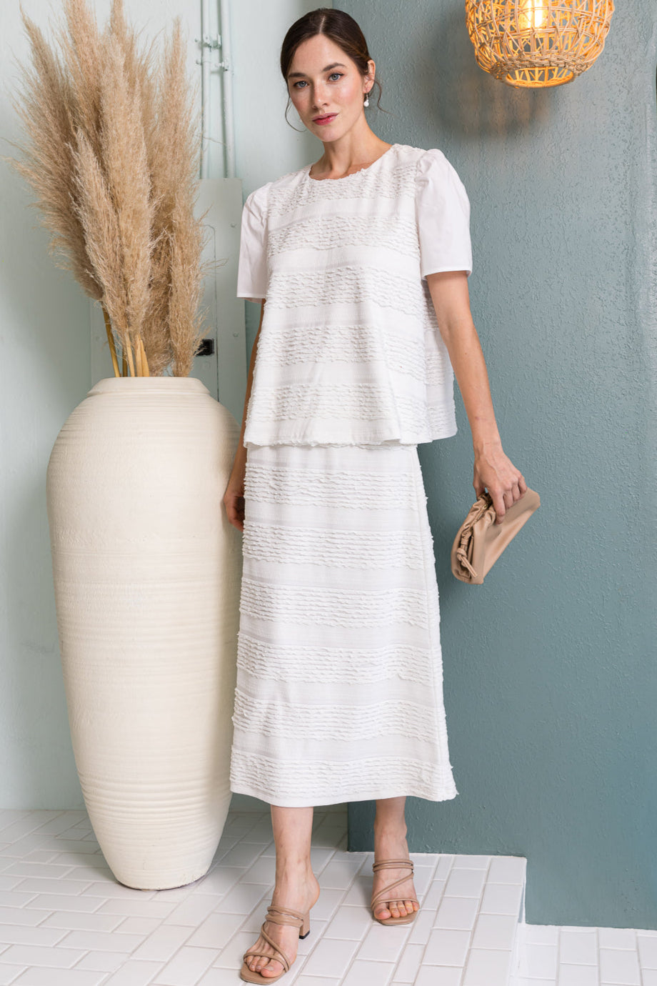 Jale Textured Knit Top