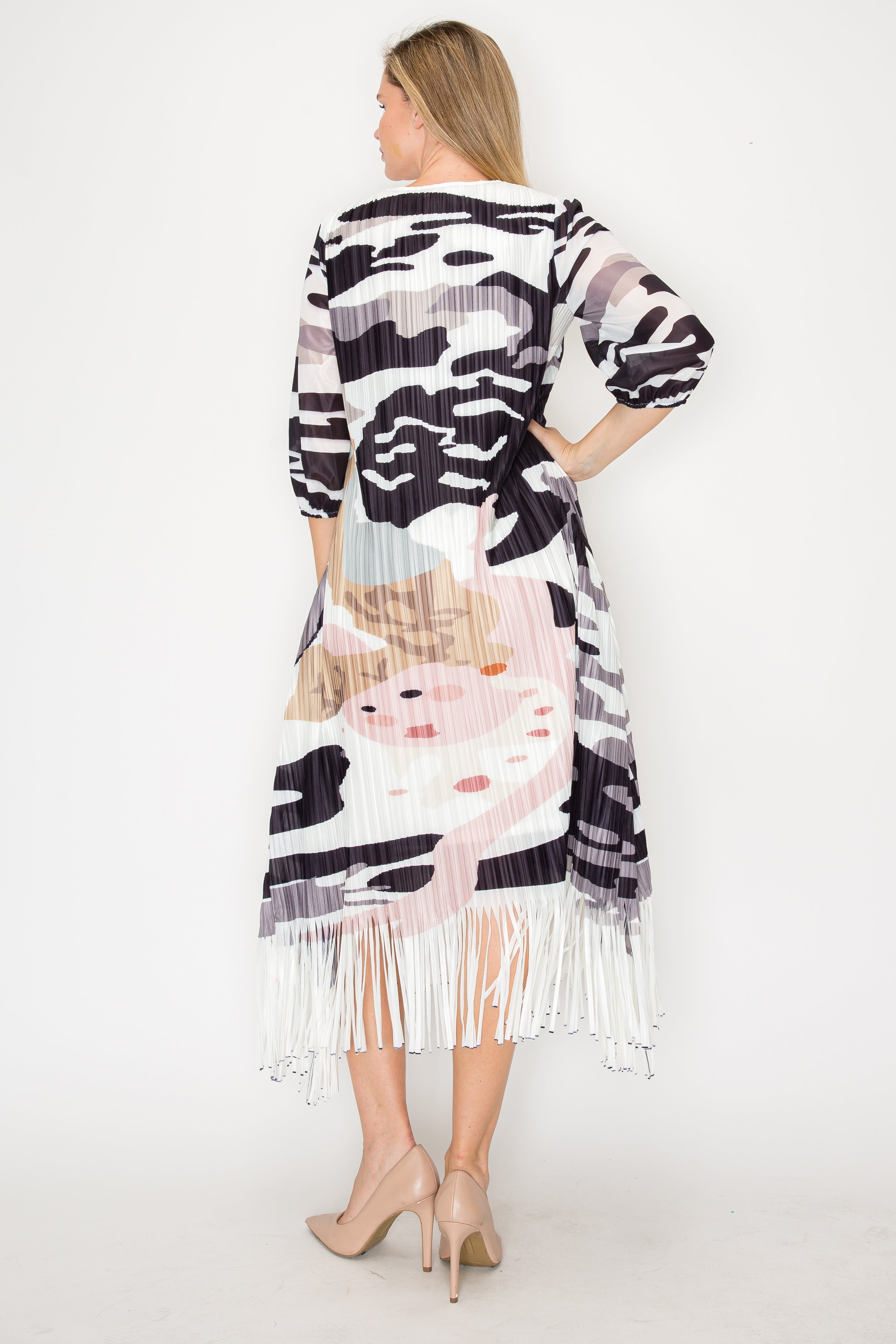 Janessa Pleated Dress
