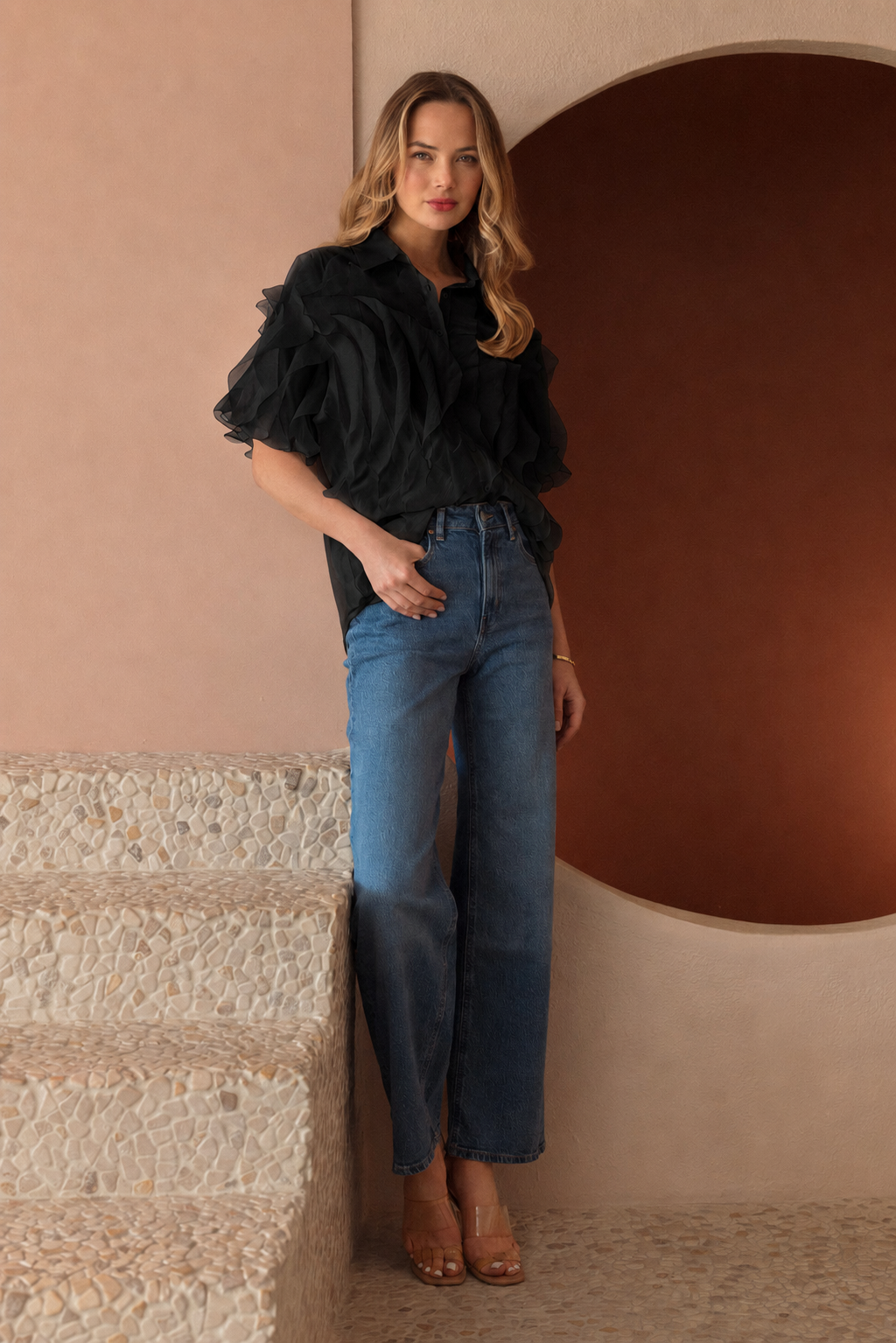 Jhen Ruffled Top
