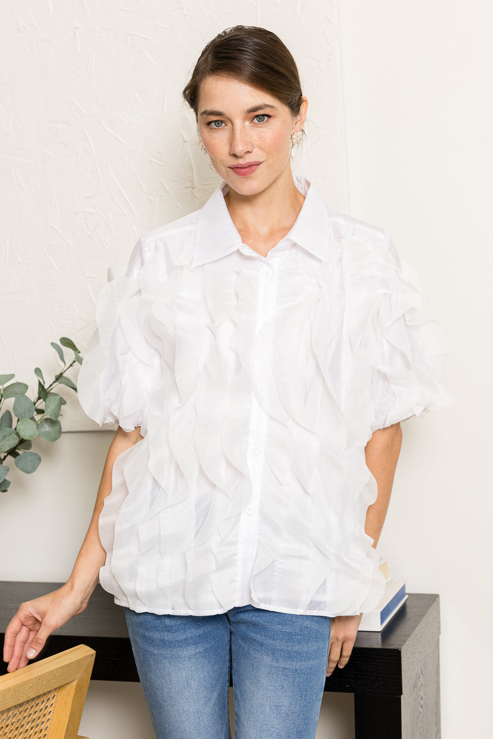 Jhen Ruffled Top