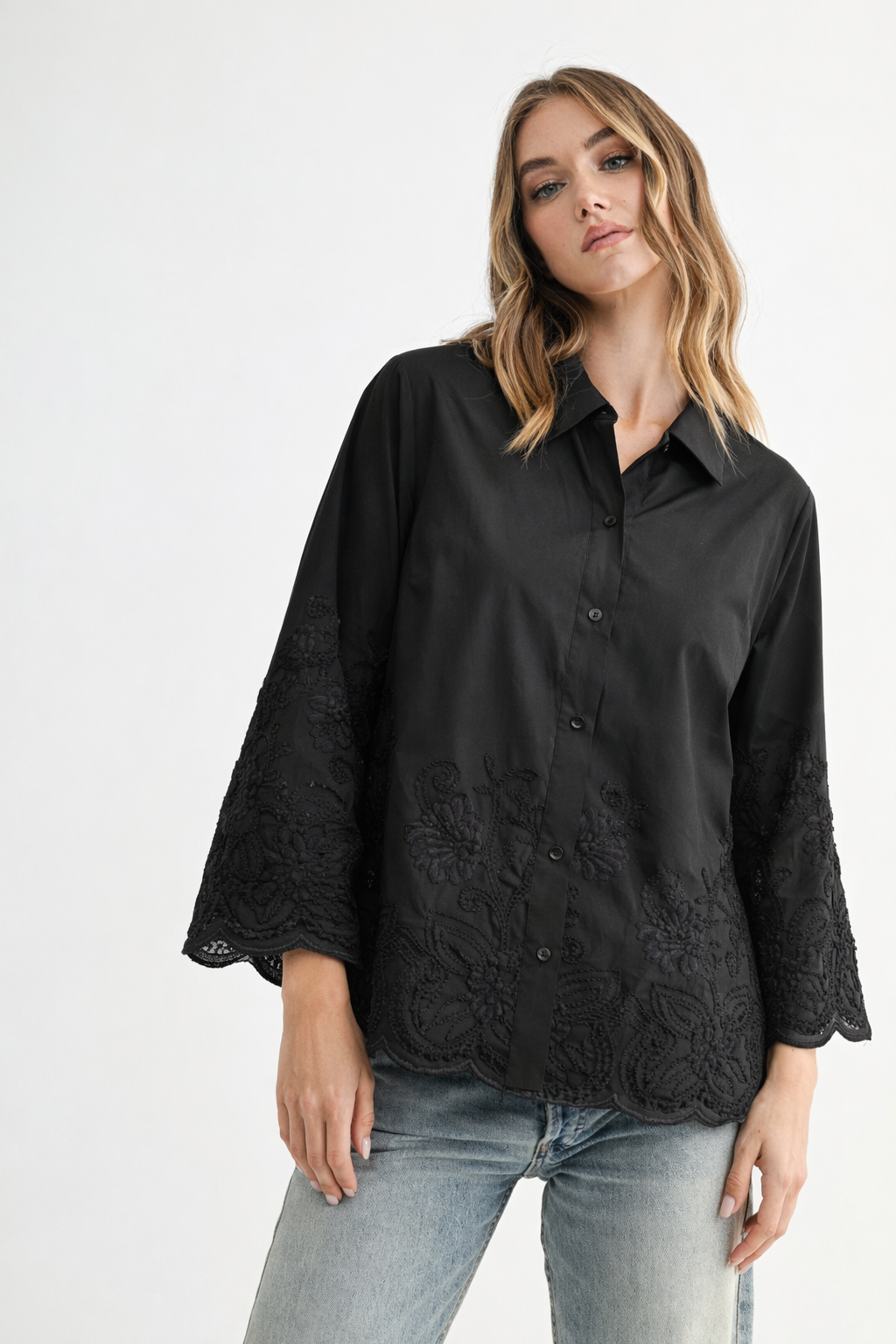 Jase Embroidered Blouse