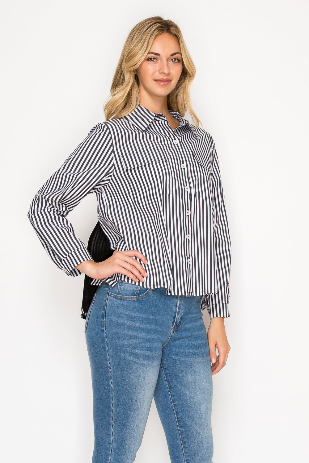 Jenn Pleated Shirt