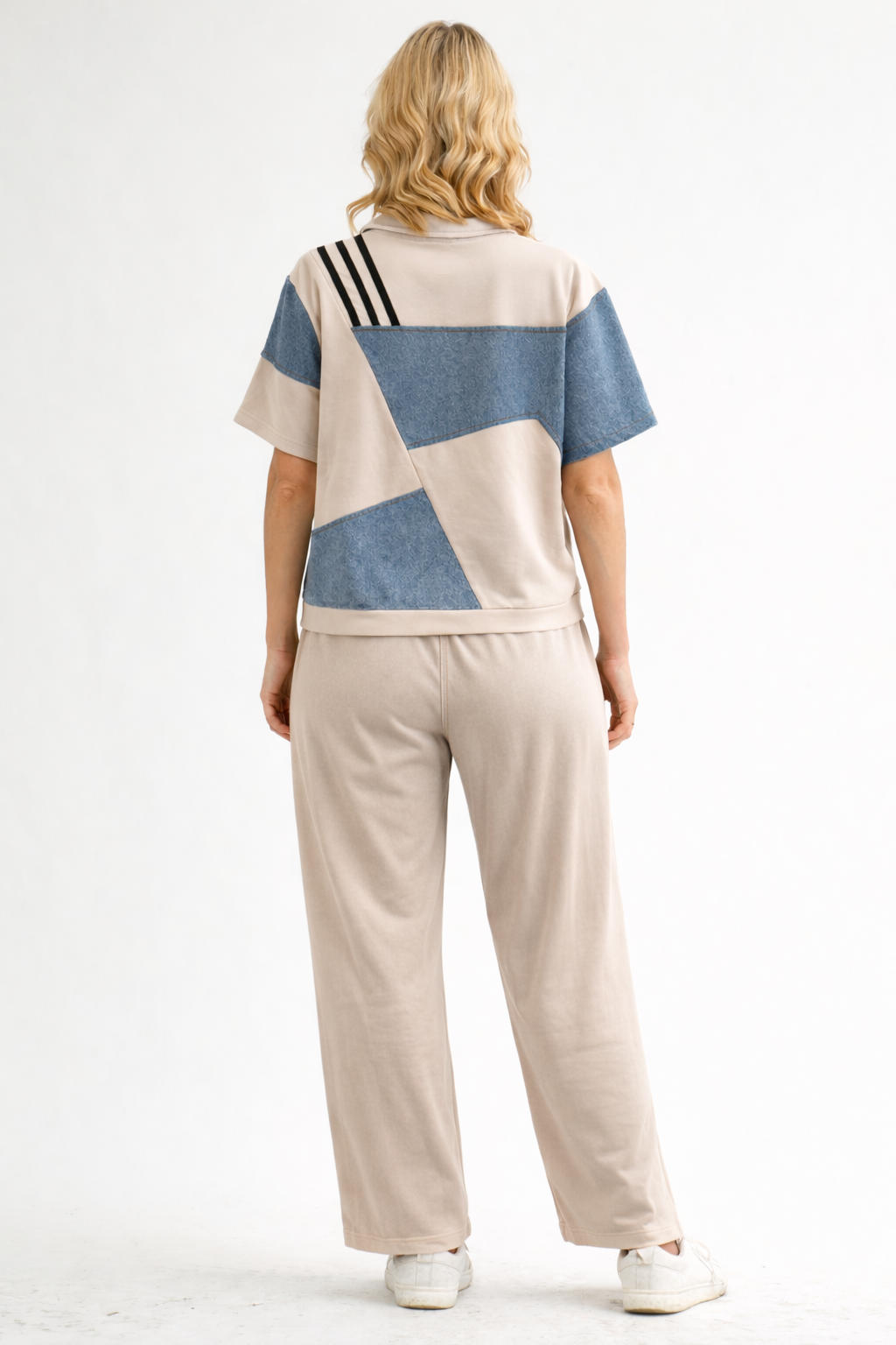 Demi Pant W/ Denim Contrast