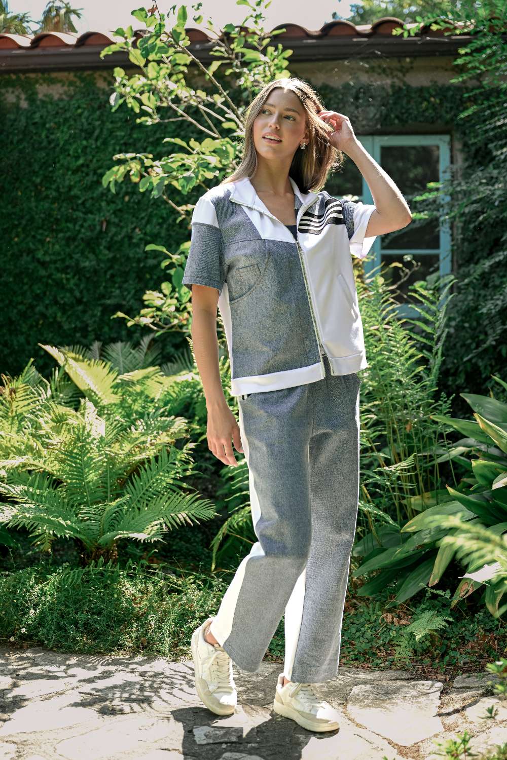 Demi Pant W/ Denim Contrast