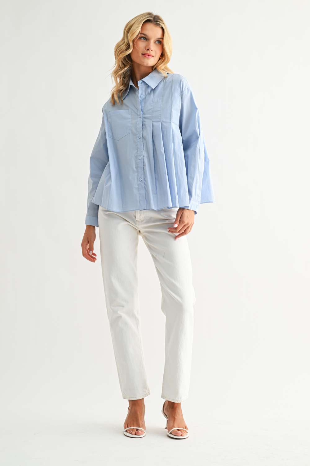 Josh Top with Pleating