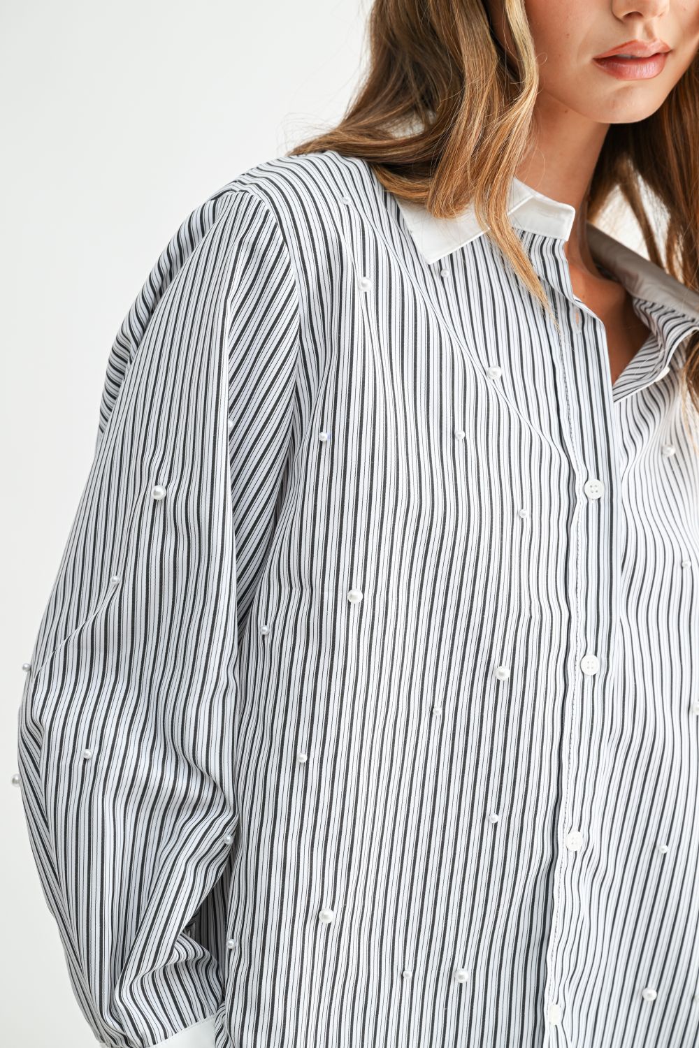 Jullian Top with Pearls