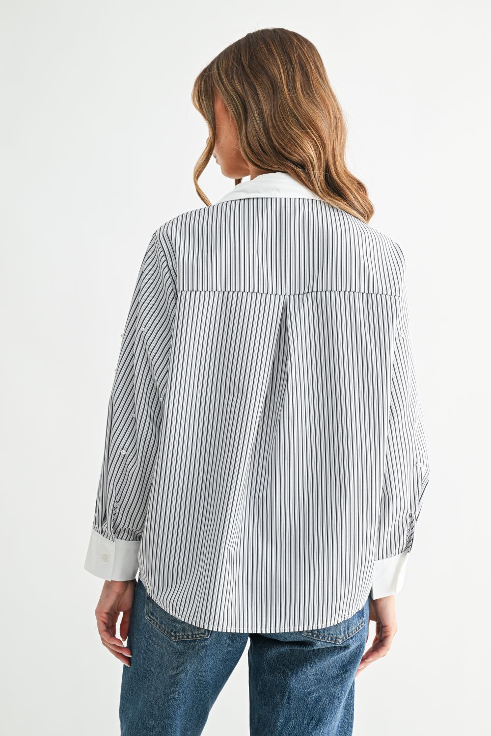 Jullian Top with Pearls