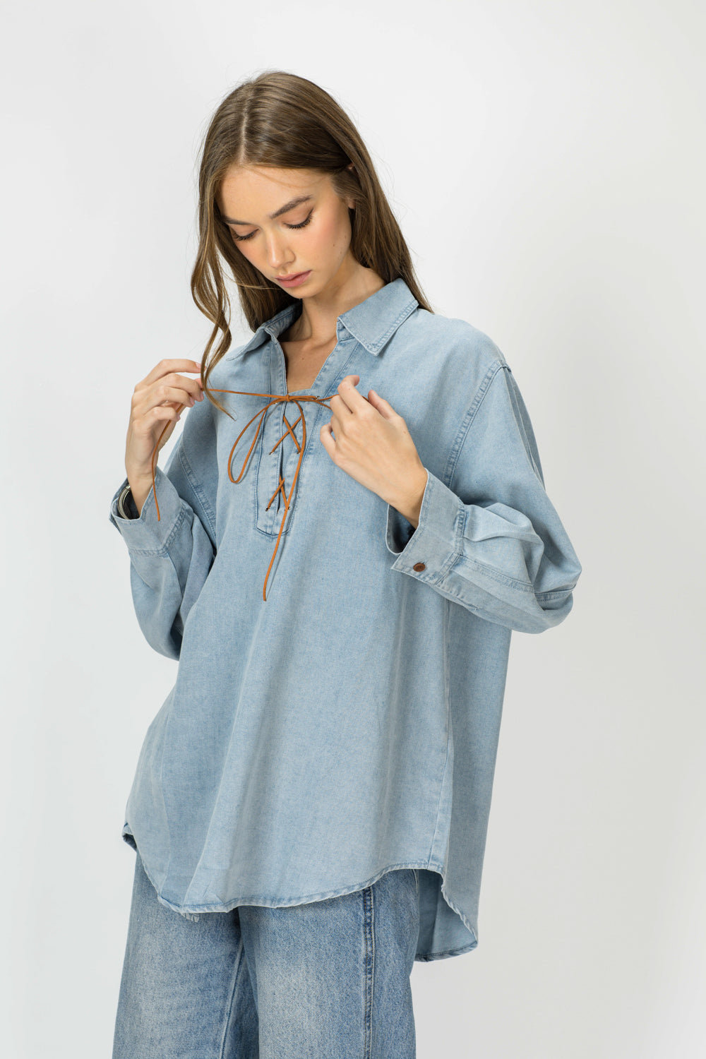 Dakota Tencel Denim Top