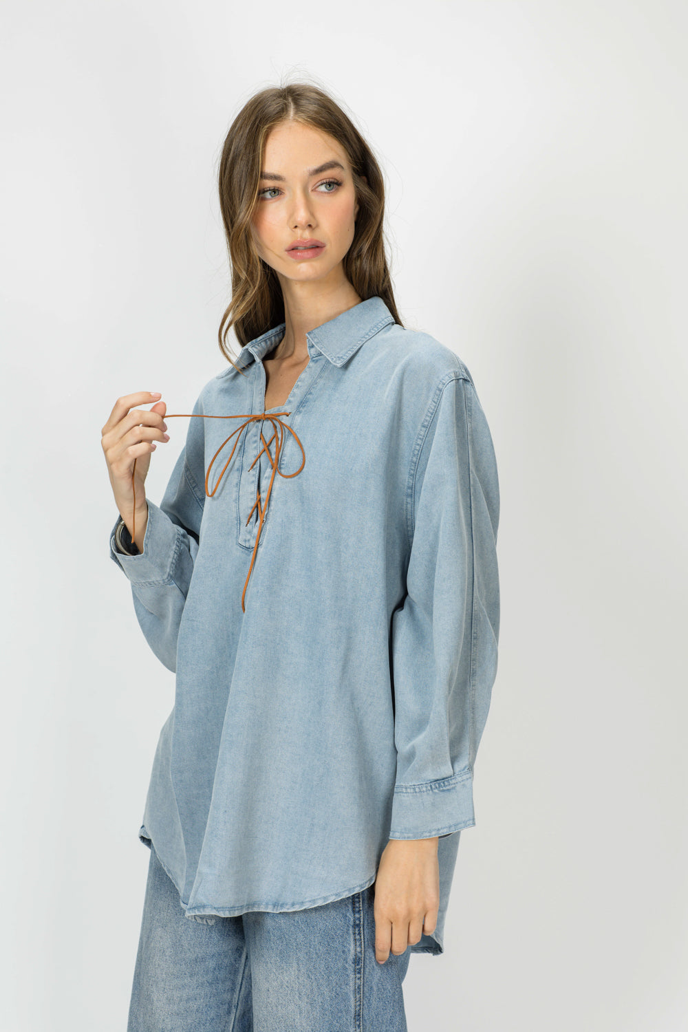 Dakota Tencel Denim Top