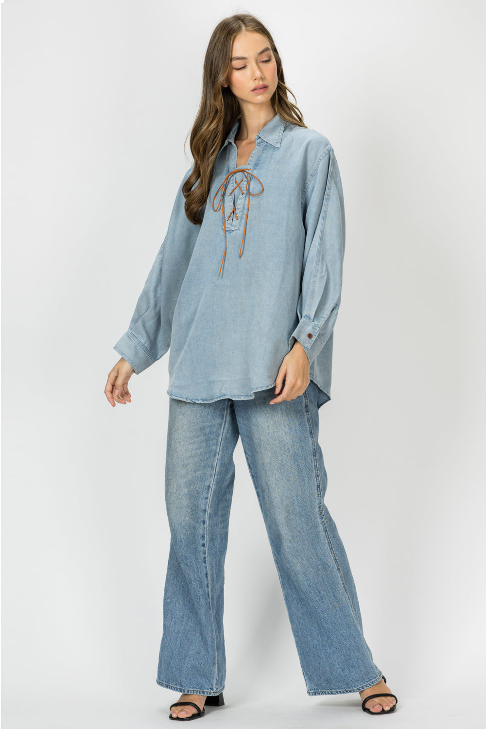 Dakota Tencel Denim Top