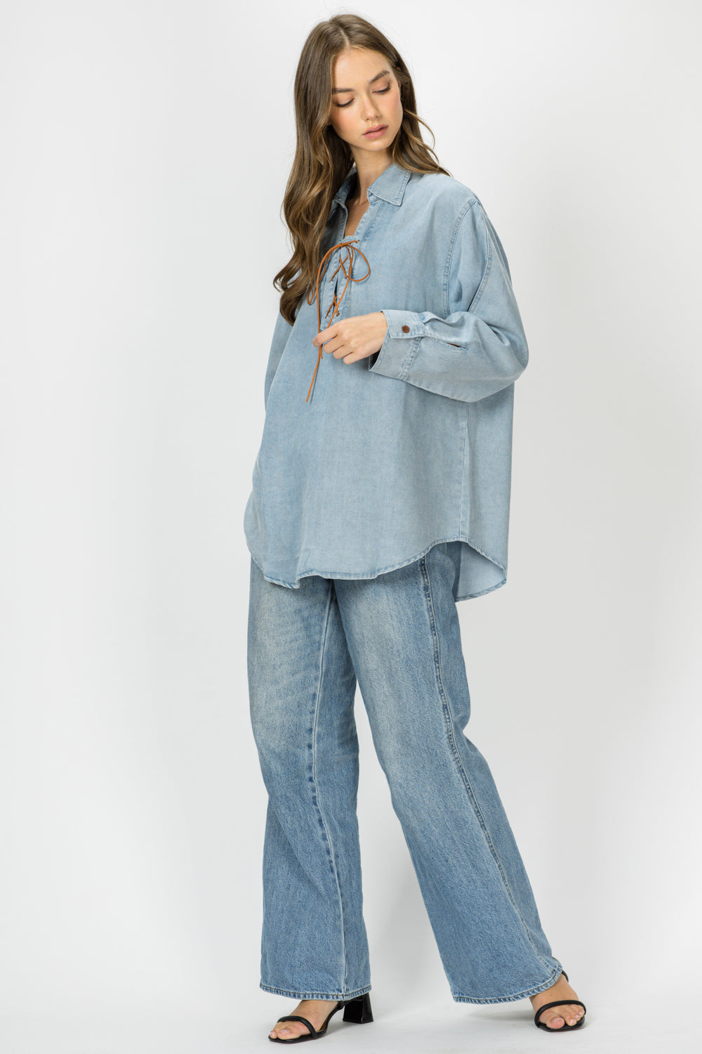 Dakota Tencel Denim Top