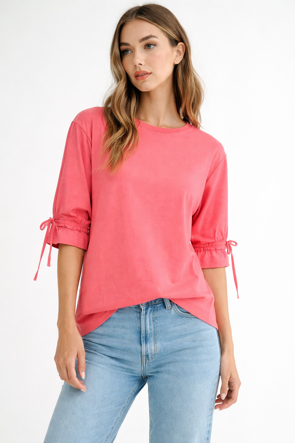 Reida Stretch Pointe Knit Top