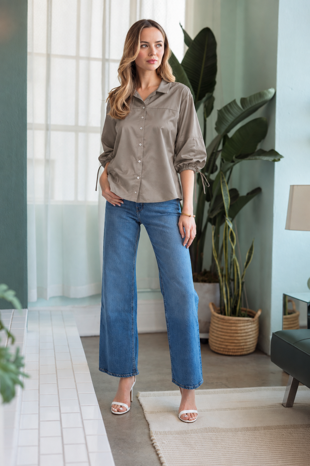 Winnie Woven Shirt Top