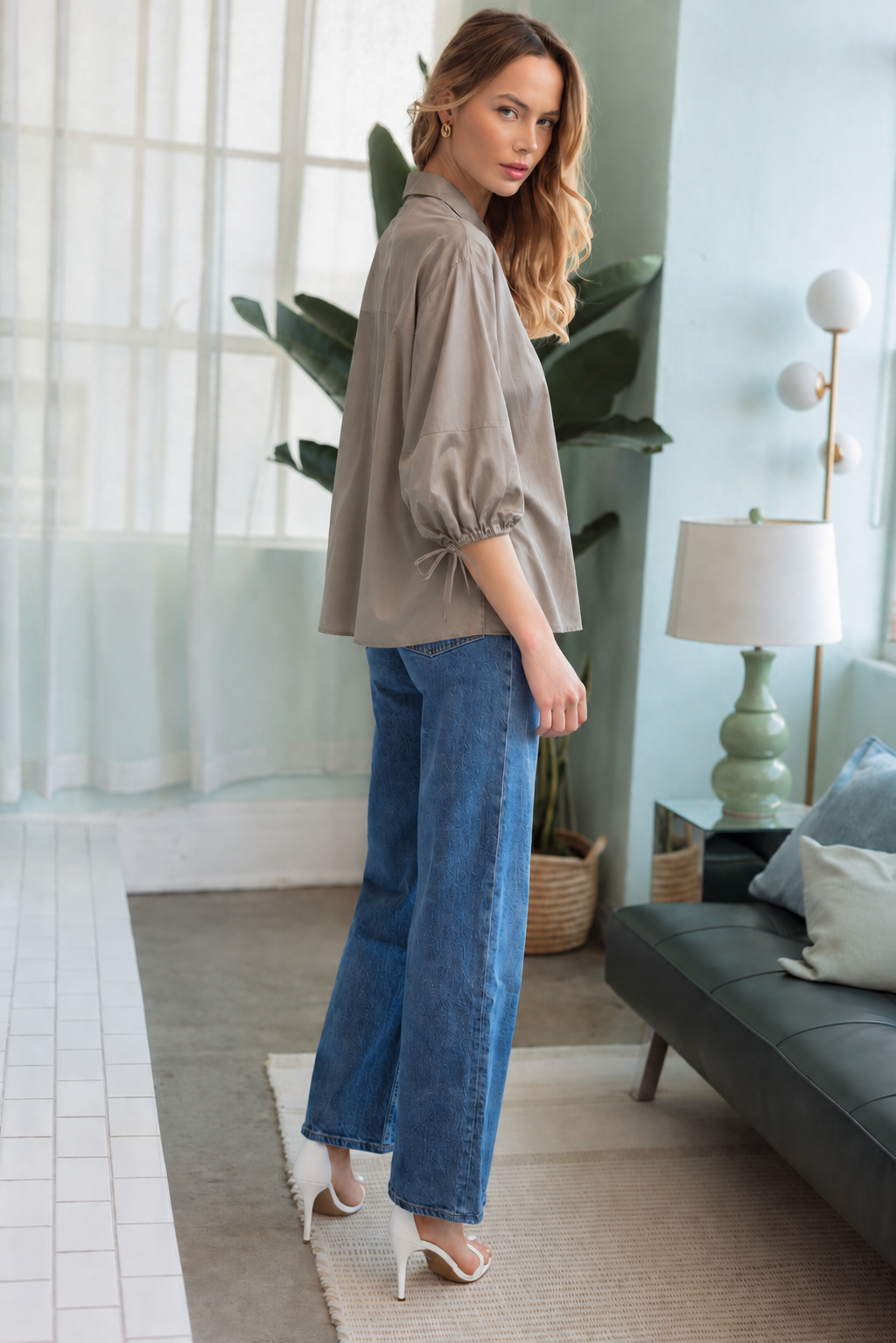 Winnie Woven Shirt Top