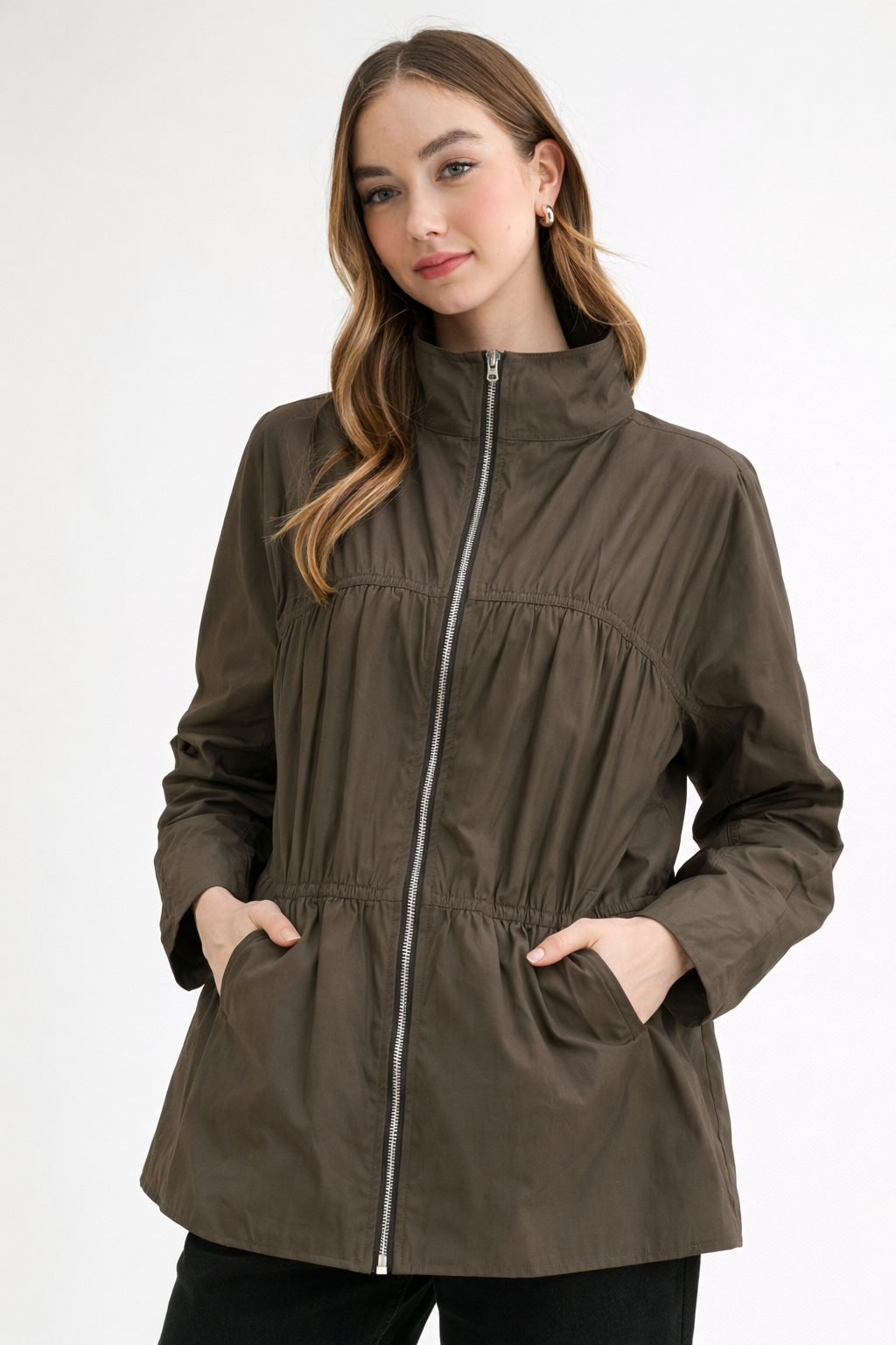 Jaelle Cotton Poplin Jacket