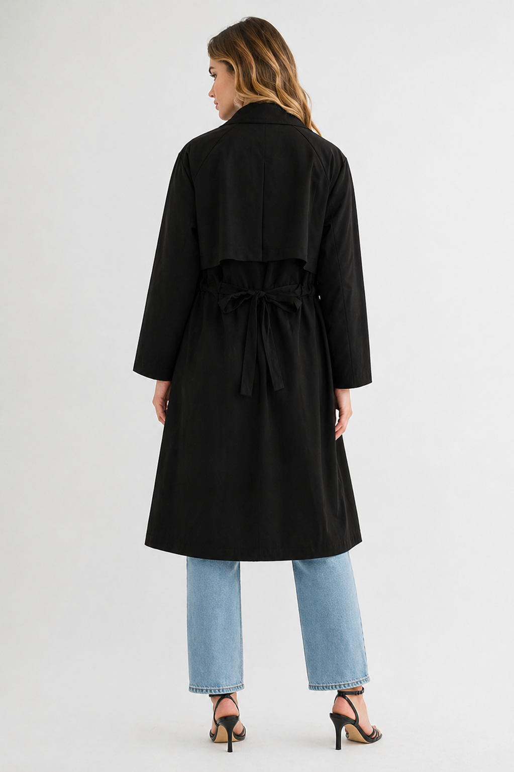 Jamia Woven Trench Coat