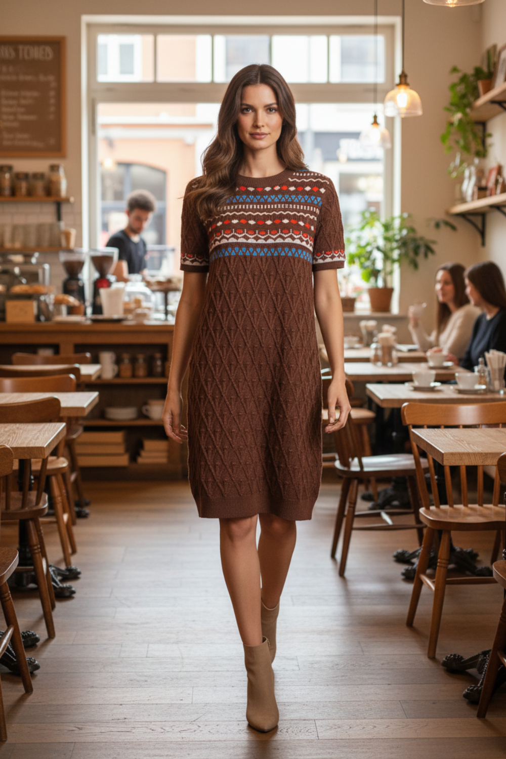 Sammie Stretch Knitted Sweater Dress