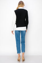 Load image into Gallery viewer, Wyatt Cotton Pleated Shirt with Knitted Sweater