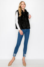 Load image into Gallery viewer, Jackie Fur Vest with Crossbody Fur Bag