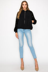Jeanette Knitted Jacket with Sequin